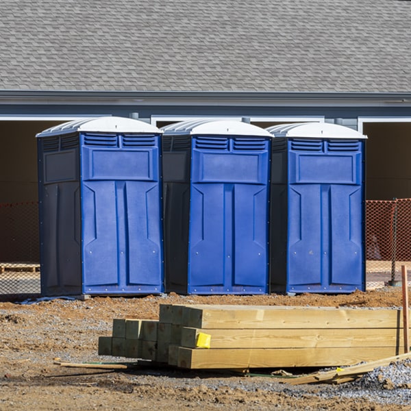 what is the cost difference between standard and deluxe porta potty rentals in Magazine AR